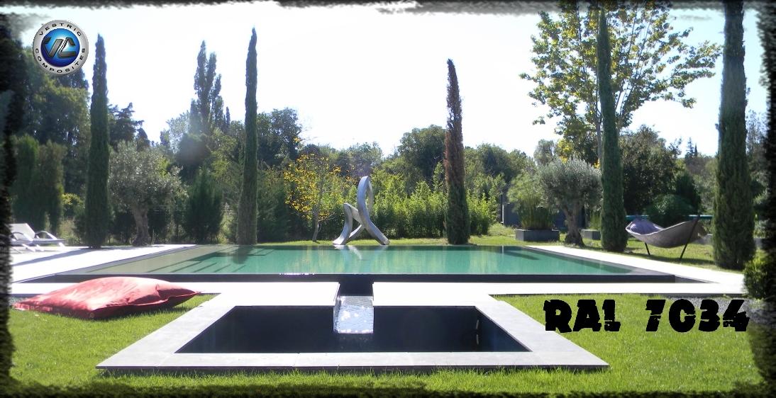 Ral 7034 gris jaune piscine en eau couleur resine gel coat 37