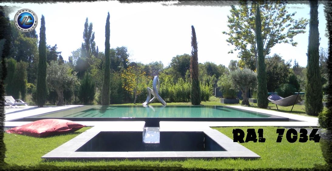 Ral 7034 gris jaune piscine en eau couleur resine gel coat 37