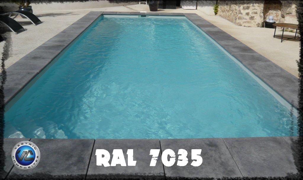 Ral 7035 gris clair piscine en eau couleur resine gel coat vestric composites 4