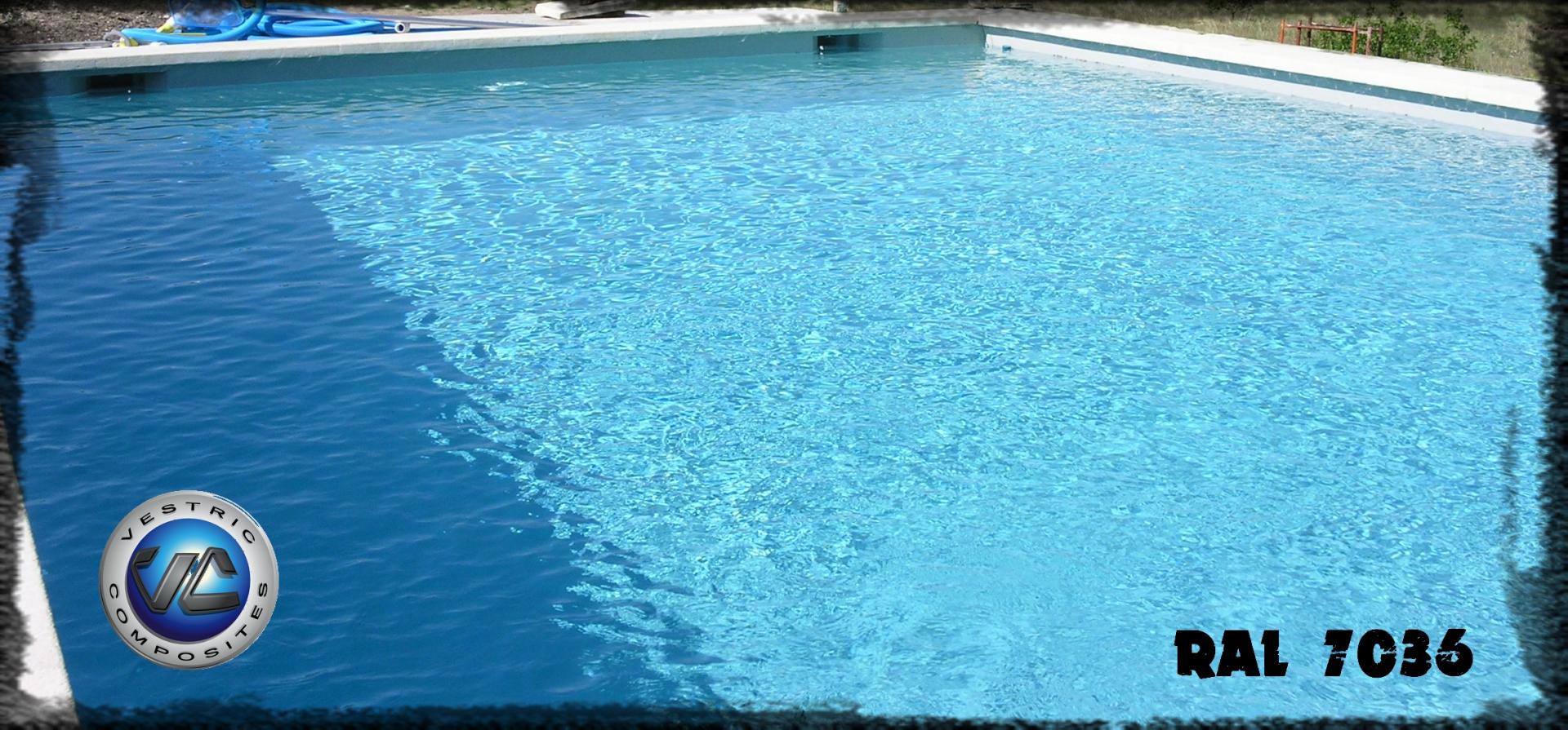 Ral 7036 gris platine piscine en eau couleur resine gel coat vestric composites 4